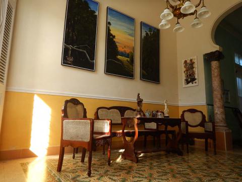 Entrance hall in the Hostal Doña Tata in Caibarién